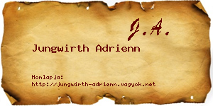 Jungwirth Adrienn névjegykártya