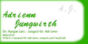 adrienn jungwirth business card